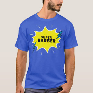 Camiseta Ideias do Super Barber Engraçado