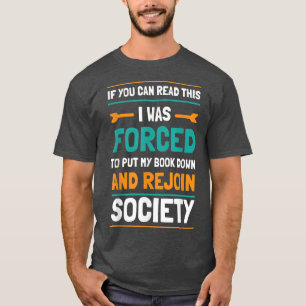 Camiseta Ideias Engraçadas De Pasta De Livros Para Leitores