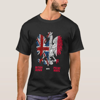 Camiseta Ideias Poloneses De Bandeira De Águia Para Criança