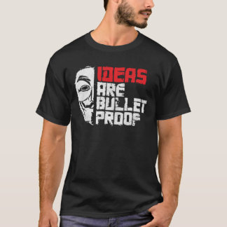 CAMISETA IDEIAS SÃO BULLETPROOF ESSENCIAIS