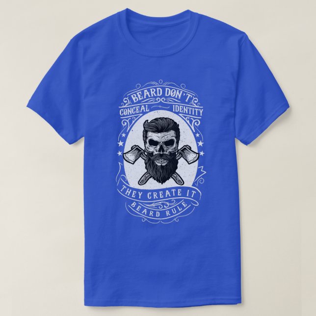 Camiseta Identidade de ocultação do Beard Donx27t (Frente do Design)