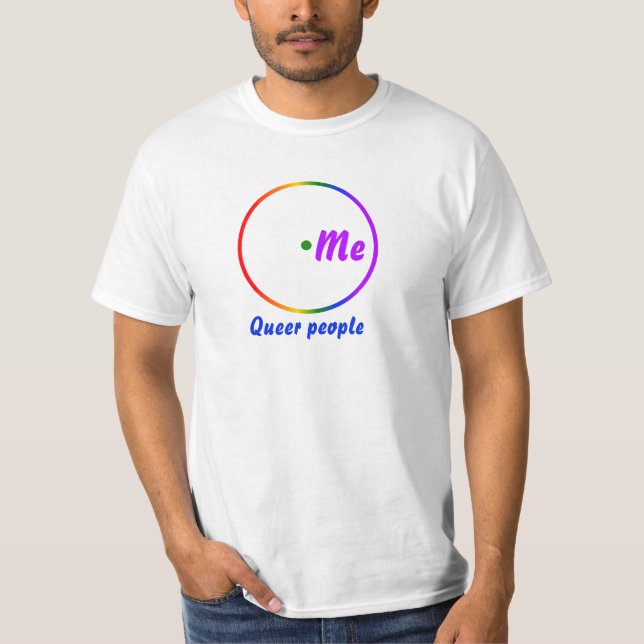 Camiseta Identidade do solteiro do diagrama Venn T-Shirt (Frente)