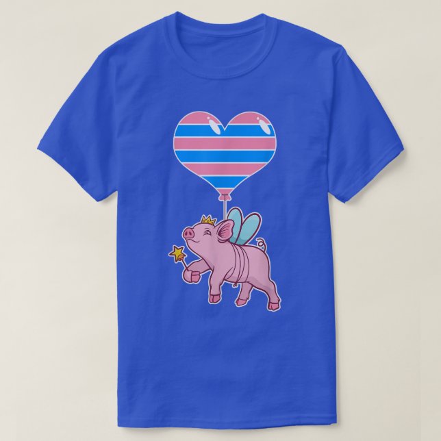 Camiseta Identidade Transseual do Pig FairyseualAmor Não Bi (Frente do Design)