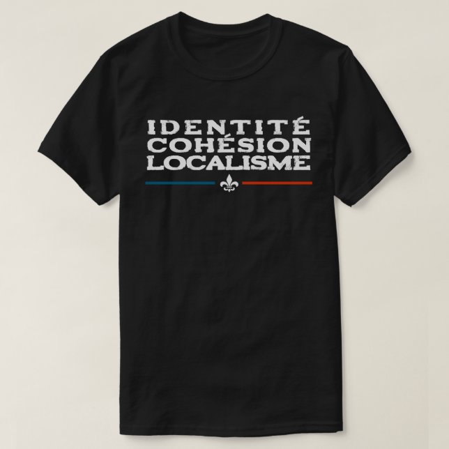 Camiseta Identié - Coesão - Localismo (Frente do Design)