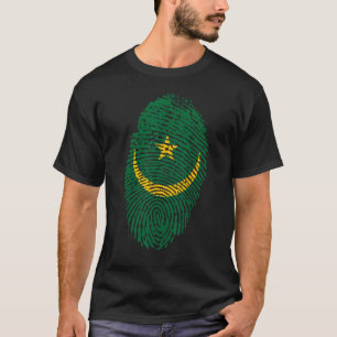 Camiseta Identificador de impressões digitais de impressão