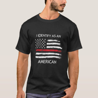 Camiseta Identifico-Me Como Americano