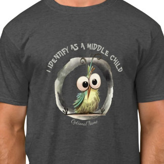 CAMISETA IDENTIFICO-ME COMO CRIANÇA MÉDIA