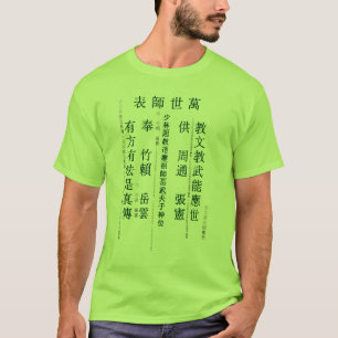 Camiseta Ideogramas Matrix Shao Lin