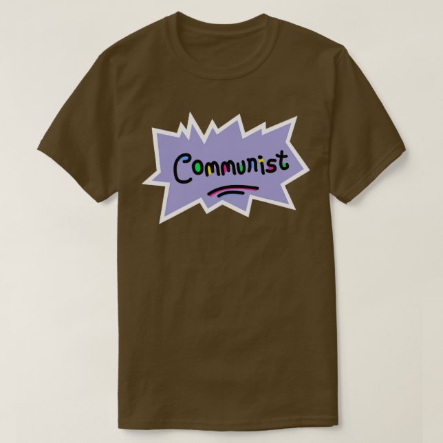Camiseta Ideologia Comunista de Esquerda (Frente do Design)