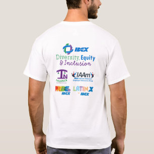 Camiseta IDEX Health & Science Diversity em branco