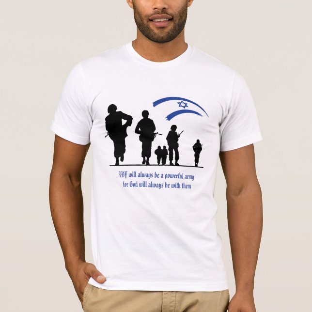 CAMISETA IDF: UM EXÉRCITO PODEROSO DO DEUS (Frente)
