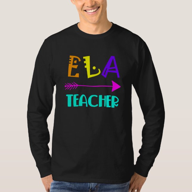 Camiseta Idioma Inglês Professora Ela Esquadra De Volta Par (Frente)