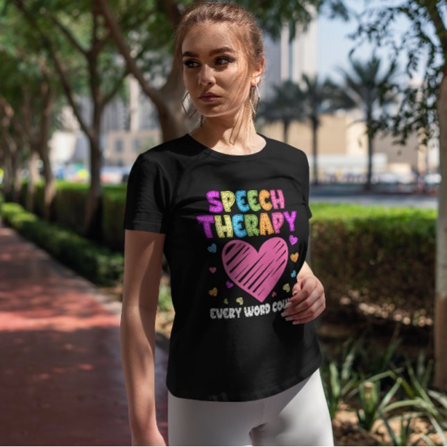 Camiseta Idioma SLP Patologista e Terapia de Fala (Criador carregado)