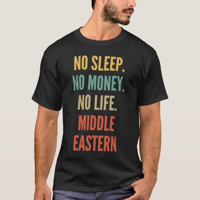 Camiseta Idiomas do Oriente Médio Estudos Sem Dormir Sem Di (Frente)