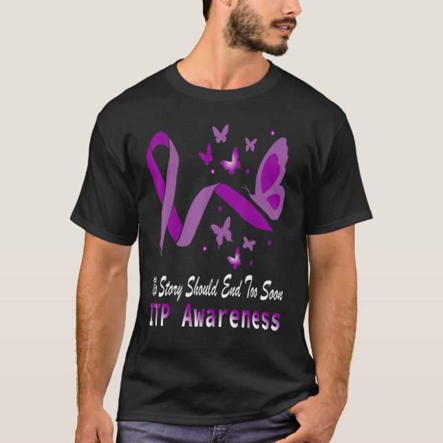 Camiseta Idiopathic Thrombocytopenic Purpura ITP Awareness  (Frente)