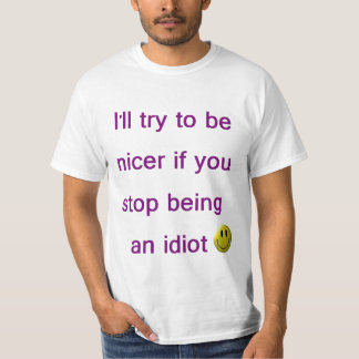 Camiseta idiota