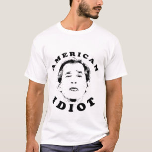 Camiseta Idiota americano