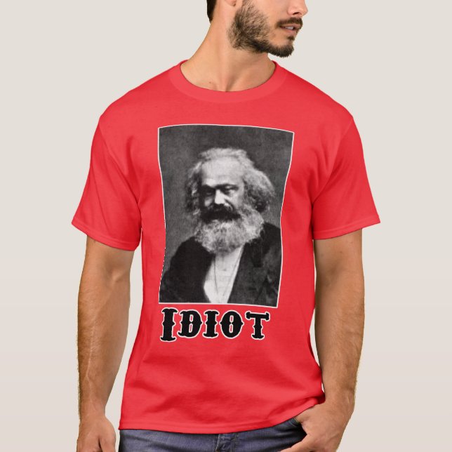 Camiseta Idiota: Karl Marx (Frente)