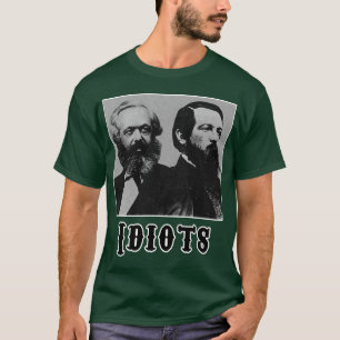 Camiseta Idiota: Marx e Engles