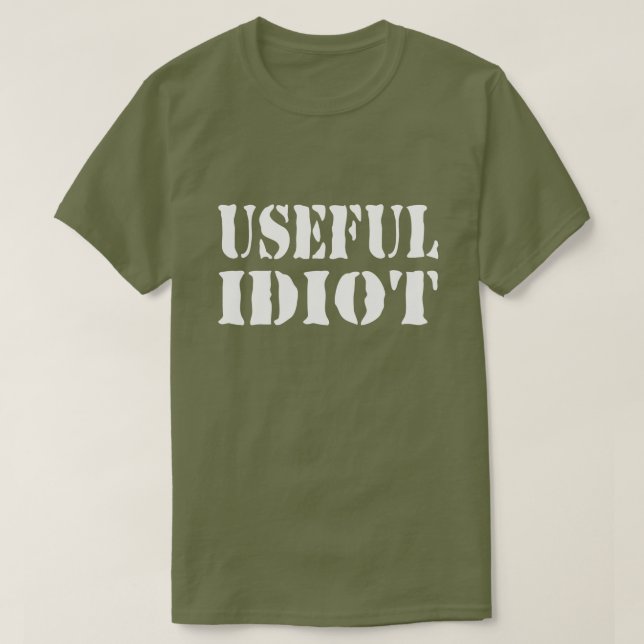CAMISETA IDIOTA ÚTIL (Frente do Design)