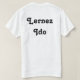 Camiseta Ido (Verso do Design)