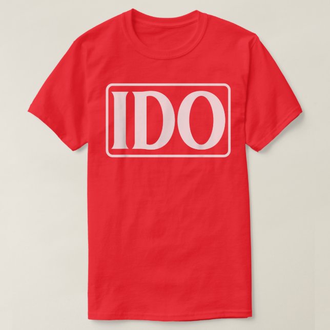 Camiseta IDO First De Offering T Cryptocurrency ICO Priva (Frente do Design)