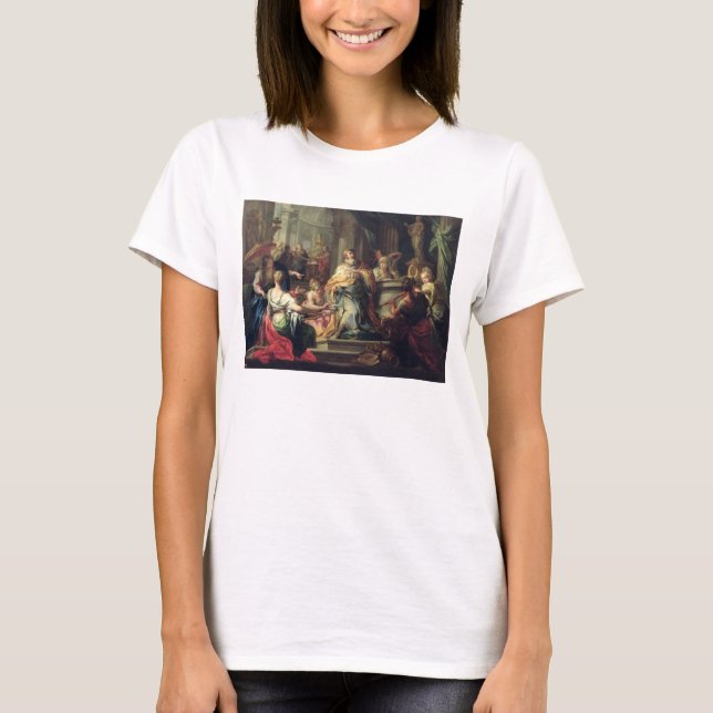 Camiseta Idolization of Solomon, c.1735 (oil on canvas) (Frente)