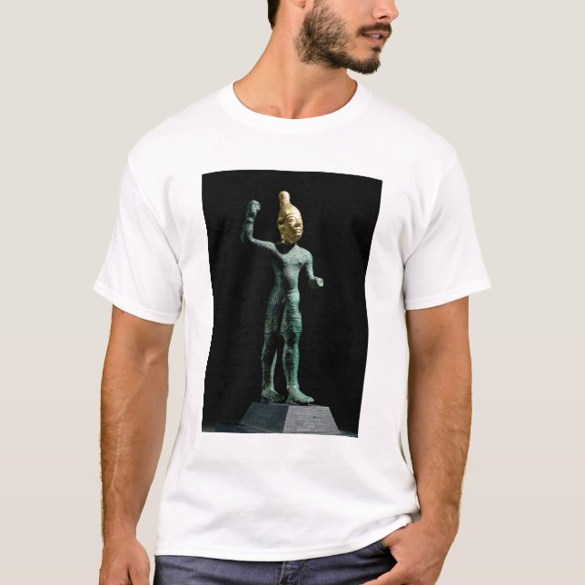 Camiseta Ídolo do Baal do deus da tempestade, de Syria, (Frente)