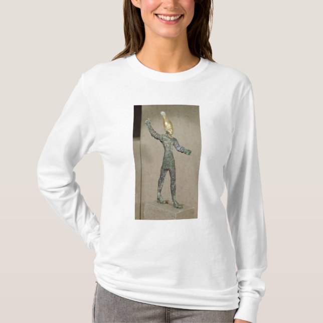 Camiseta Ídolo do Baal do deus, de Ugarit, Syria (Frente)