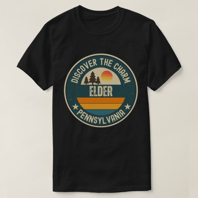 Camiseta Idoso, Pensilvânia (Frente do Design)