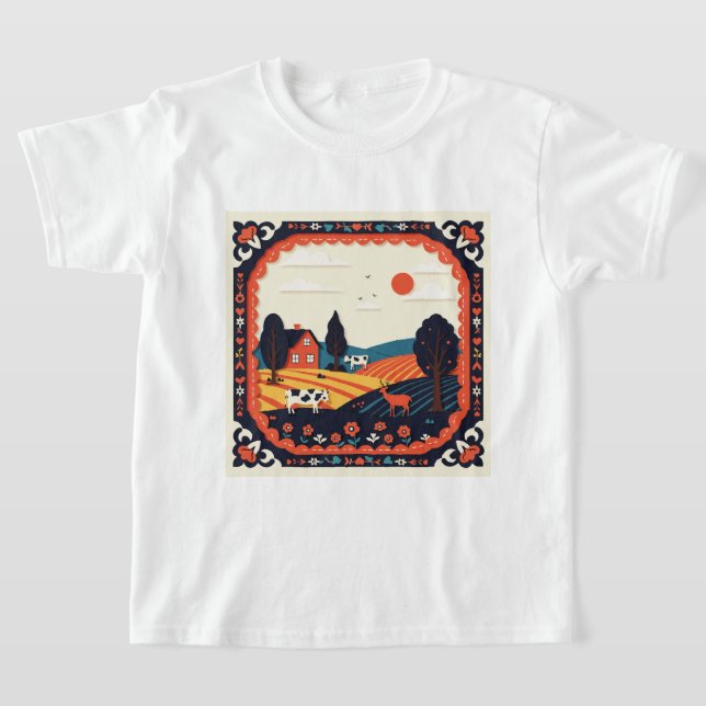Camiseta Idyllic farm (Postura )