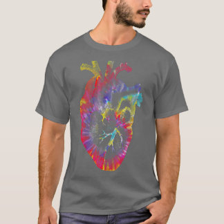 Camiseta ie Dye Anatomical Heart Anatomy Lov