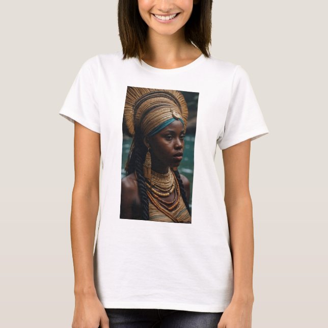 Camiseta Iemanjá (Yemoja) - Enfermando a Mãe do Oceano (Frente)