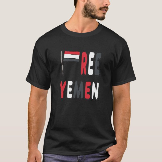 Camiseta Iêmen Livre (Frente)