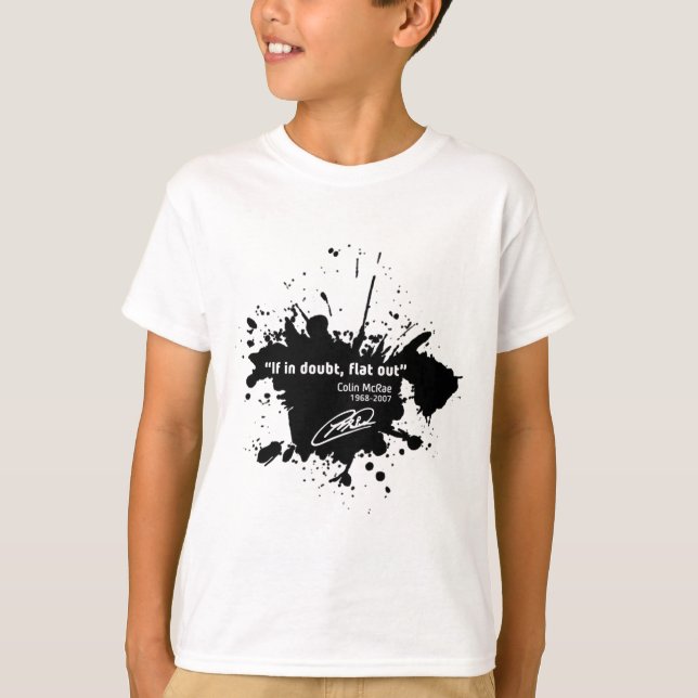 Camiseta If in doubt, flat out (Frente)