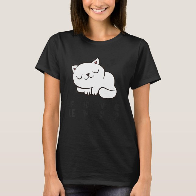 Camiseta If You Love Me Let Me Sleep Cat Pajama (Frente)