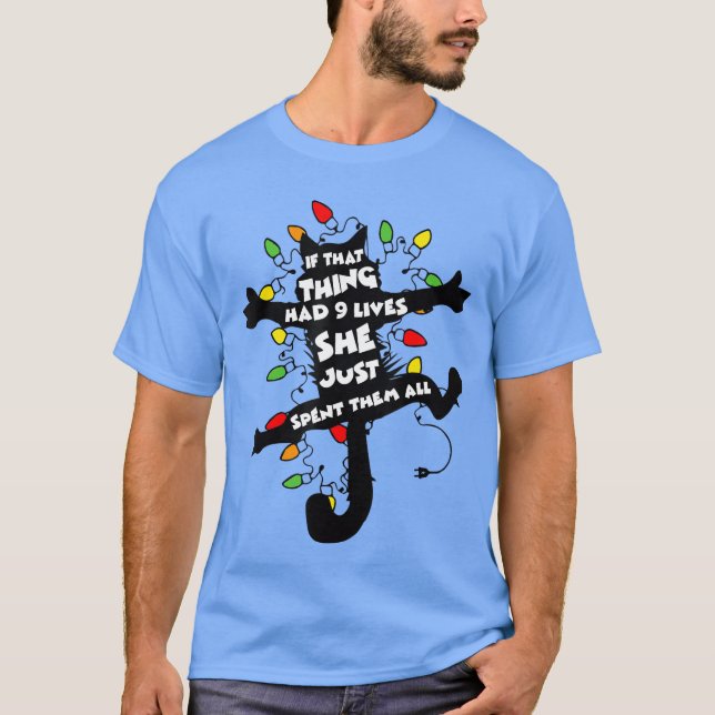 Camiseta Ifhathing Had 9 Lives She Just Spenthem All girl (Frente)