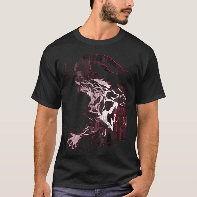 Camiseta Ifrit Awakening Cinza Ver.Fantasy Xvi (Frente)