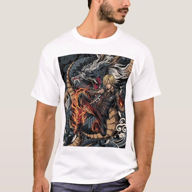 Camiseta Ifrit Jambe: A Cozinha do Dragão (Frente)