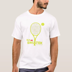Camiseta Iga Swiatek, tênis, cabra, campeão