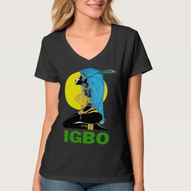 Camiseta Igbo Girl  Cute Nigerian Girl Of Nigeria (Frente)