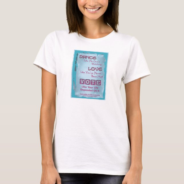 Camiseta IGC - Dança, amor, voto (Frente)