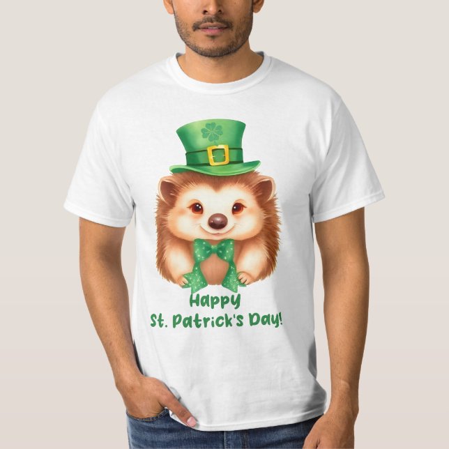 Camiseta Igel Gráinneog Happy St. Patricks Day (Frente)