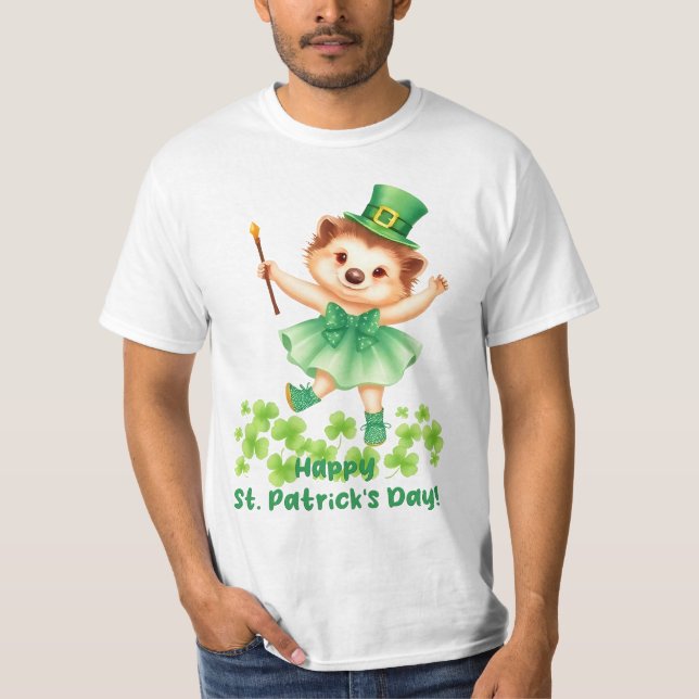Camiseta Igel Igelin Gráinneog Happy St. Patricks Day (Frente)