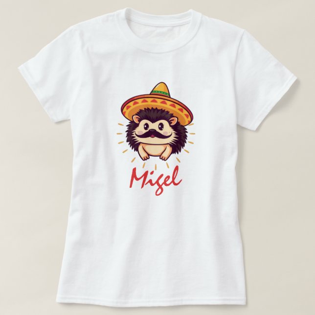 Camiseta Igel - Migel Hedgehog (Frente do Design)