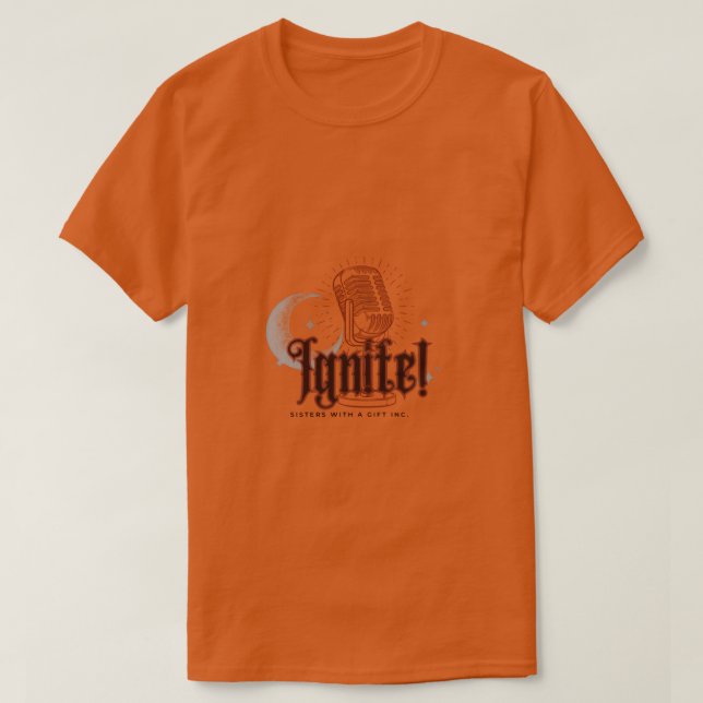Camiseta IGNITE! Marca Merch da SWAG Inc. (Frente do Design)