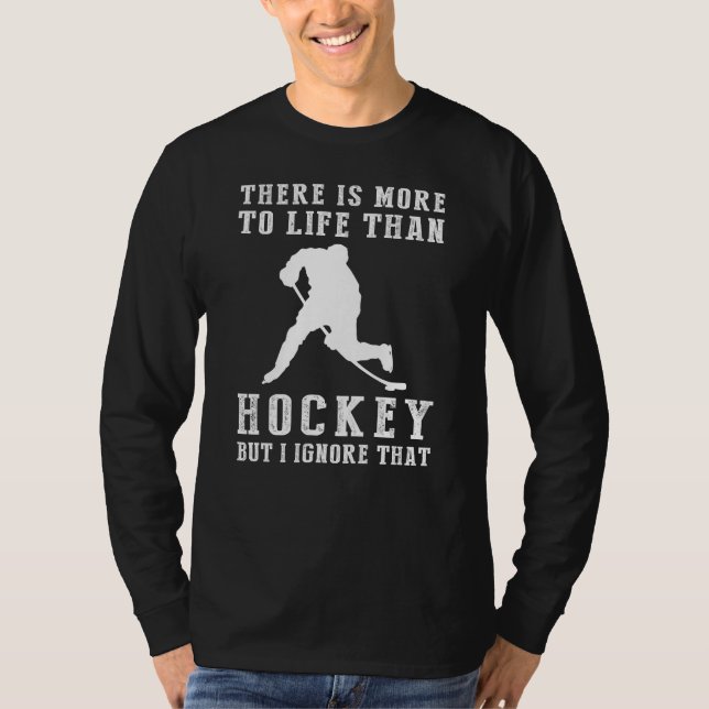 Camiseta Ignorância do Hockey T-Shirt (Frente)
