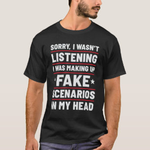 Camiseta Ignorância, não estava escutando, ignoro.