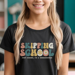 Camiseta Ignorando Retro de Escolas Familiares Engraçado da