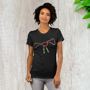 Camiseta Ignorando T-Shirt das Mulheres de Corda